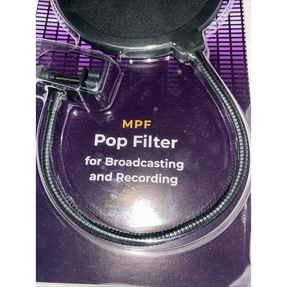 Pro Audio MPF Microphone Pop Filter Mask Shield Studio Recording Broadcasting - Picture 3 of 6